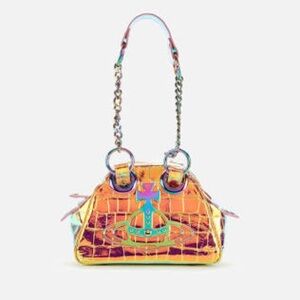 Vivienne Westwood Multicolor Croc-Embossed Bag